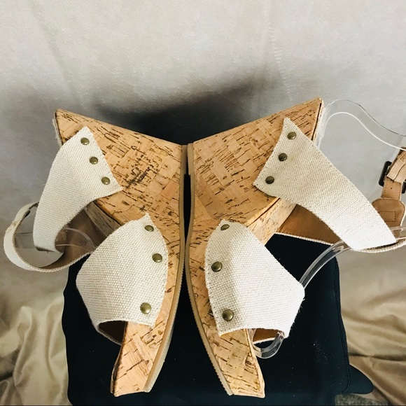 Groove | Cork Wedges | Cream | 9 - Picture 5 of 8